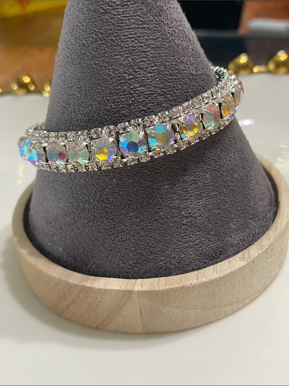 Aurora Crystal Tennis Bracelet - Silver